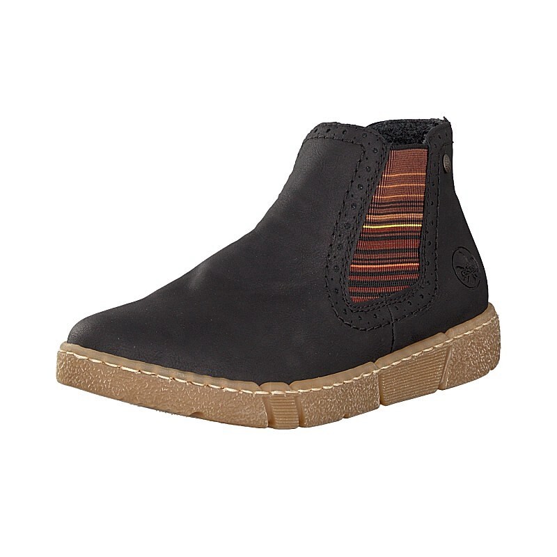 Botas Chelsea Rieker X1763-00 Para Mulher - Pretas